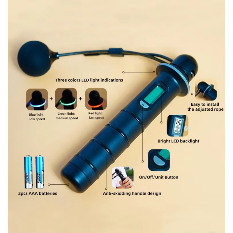 인기 상품! 도매가로 판매하는 칼로리 측정 기능이 있는 - Smart Jump Rope Digital Counter 리뷰 및 가격
