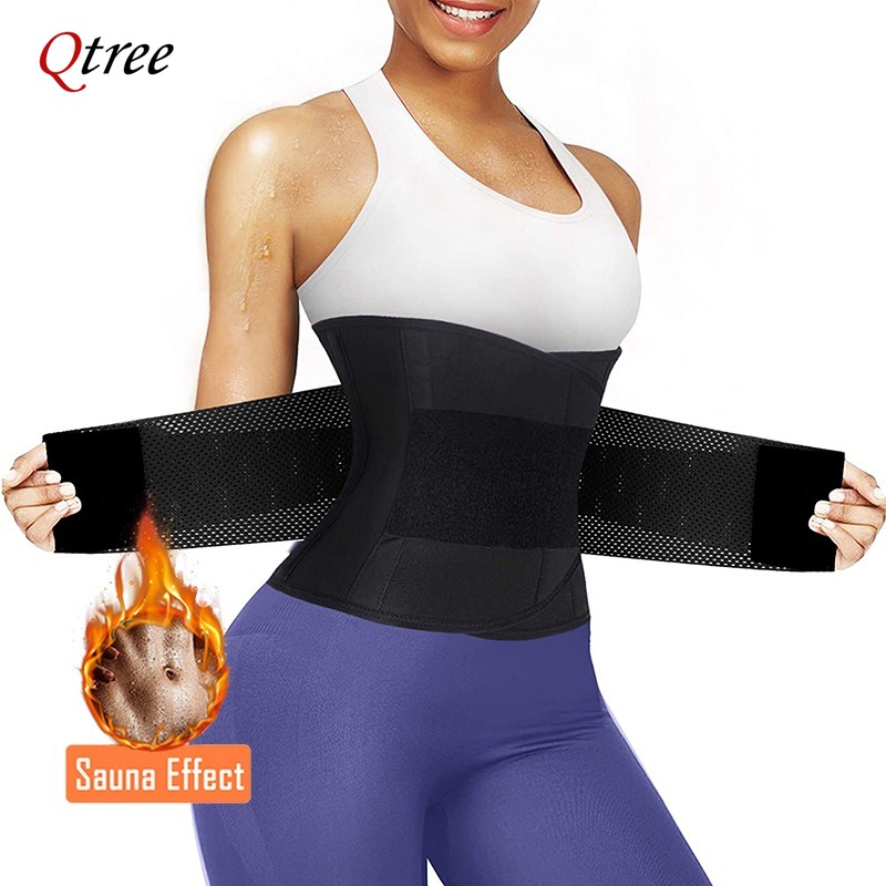 Qtree 핫 네오프렌 허리 트레이너 벨트 여성 사우나 - Sweat Waist Trainer Belt Neoprene 리뷰 및 가격